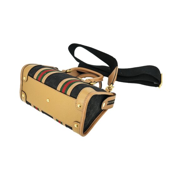 Gucci Bauletto Original GG Mini Top Handle/ Cross Body Bag - Picture 5 of 12